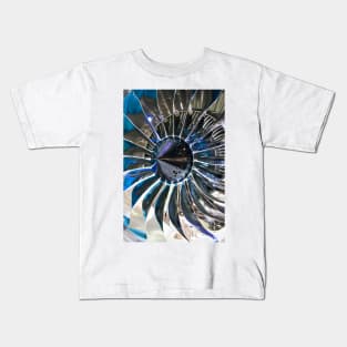 Aircraft engine fan (C030/4021) Kids T-Shirt